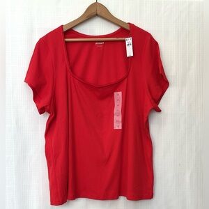 NWT Old Navy Women's Scarlet Short Sleeve Tee